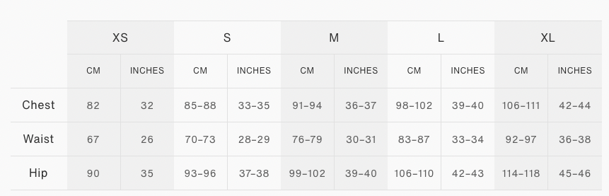 How do I know my size? – Onward